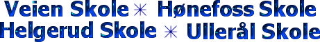 Skolene Veien, Helgerud, H�nefoss, Uller�l